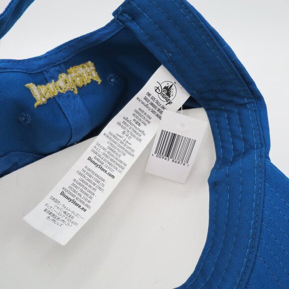 NWT Disneyland Disney Parks Icon Hat Cap Blue Rare Adjustable with Slide Buckle - Picture 8 of 8